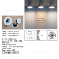 Bst Ready H367 3In1 Warm White Round Panel Inbow Led Downlight