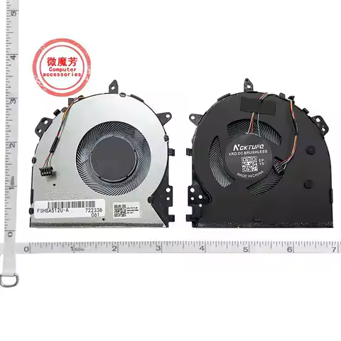 New Laptop CPU Cooling Fan For ASUS VivoBook 14 A412 X412F X412U X412D R424F V5000F V4000F Y4200D V4