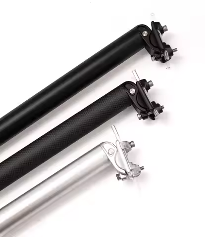 Aceoffix 550mm bike seatpost for Brompton 31.8 seat post aluminum alloy carbon A/C/P/T Line Universa