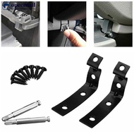 【OMALL】 2Pcs Glove Box Lid Hinge Snapped Repair Fix Kit Brackets Steel Black For Audi A4 S4 RS4 B6 B
