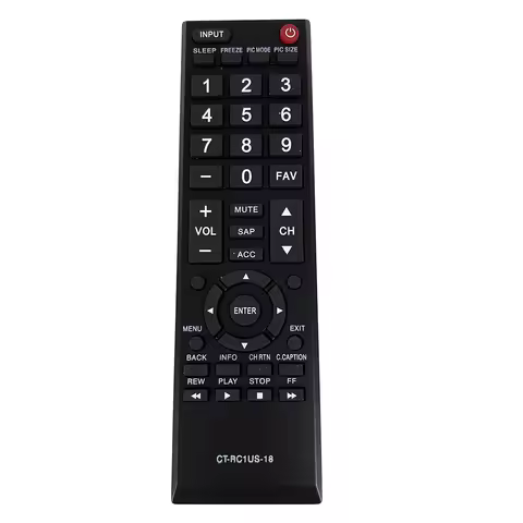 New CT-RC1US-18 Remote Control For Toshiba TV 32L310U20 49L510U18 55L510U18 32L310U18 32L220U19
