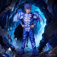 Halloween Children Dragon Costume cosplay Frost Dragon Knight Role-Playing Dinosaur Performance Set