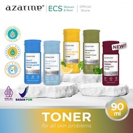 MERAH HIJAU UNGU Azarine Toner 90 ML - C White MULTI ACIDS GLOWING Mild Purifying/ MOISTURE RICH HYD