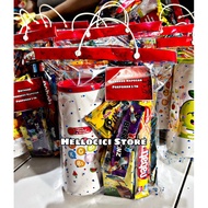 PARCEL HAMPERS SNACK PARCEL + DRINKING GLASS BIRTHDAY PACKAGING
