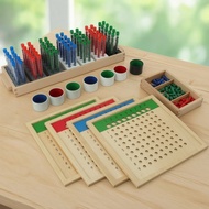 Division Board Child-Centered Multiplication and Division Board Wooden Math Toy Educational Learning