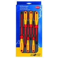 KNIPEX Screwdriver Set VDE ชุดไขควงหุ้มฉนวนกันไฟฟ้า รุ่น 002012V01