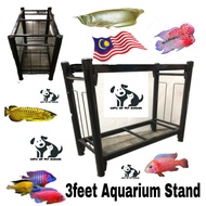 3feet besi tebal aquarium stand 3kaki aquarium kaki XHAFH L1070×W460×1000（mm)