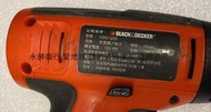 二手美國百工Black &amp; Decker 12V CDC1200 電動起子(外接電源可以運轉歡迎自取狀況如圖當銷帳零件品