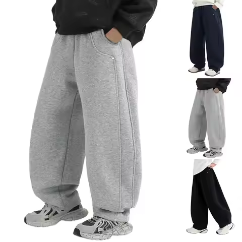 Baggy Jogging Bottoms Boys 120 170 Fit Baggy Jogger Sports Trousers Boys Long Cargo Trousers Boys Sw