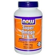 美國now super omega 3-6-9 1200mg 180 粒 亞麻籽油,琉璃苣油,魚油  綜合脂肪酸