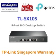 TP-LINK TL-SX105 5-port 10G Desktop Switch ( Mulit-Gigi 10G / 5G / 25G / 1G ) SX105 - 3 Year TP-Link