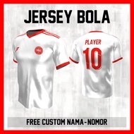 Denmark National Team Football Jersey Shoulder Line Custom Shirt Name and Back Number - 68