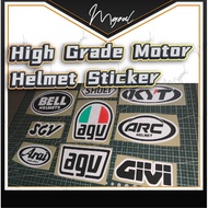 High Grade Reflective Branded Helmet Logo Sticker