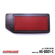 HURRICANE Car Air Filter Red Cloth Acura (TSX) Honda (Accord) HS-0001-C (Gen2)