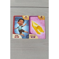 Kad Upin Ipin DZUL UNIQUE PAPER BOAT SPECIAL