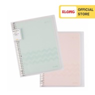 Sổ còng sắt 30 chấu Caro KLONG A4 80 tờ 120/76 MS: 540