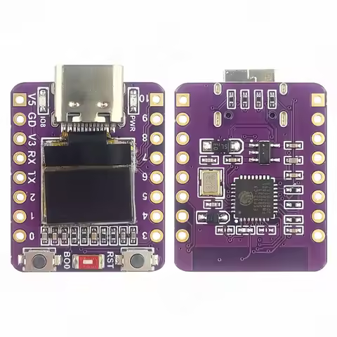 MINI ESP32-C3 Development Board 2.4G Wifi 4 BT Module with 0.42 Inch OLED Display 4MB Flash Ceramic 