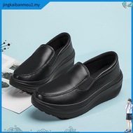 Tiptop Kasut Jururawat Putih Nurse Slip Buckle Flat Shoes Nurse White Shoes  kasut platform