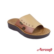 Aerosoft (แอโร่ซอฟ) รองเท้าแตะผู้ชาย แบบสวม เพื่อสุขภาพ รุ่น SM3043