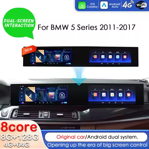 Car Multimedia Video Player For BMW 5 Series F10 F11 X5 X6 NBT 2011-2017 Android Stereo Carplay Over