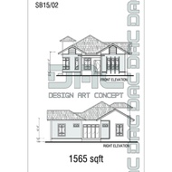 SB15-02 - 1565kp Lukisan Pelan idea Design Plan Rumah Banglo Arkitek Engineer Kontraktor diy kraf ga