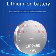 2-10PCS 3.6V LIR2450  Lithium Ion Battery for  Rechargeable battery replace CR2450