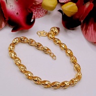 Rantai Tangan Siput Love Emas 916