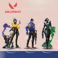 Game Valorant Figure Acrylic Stand Model Cosplay Sage Killjoy Jett Sova Cypher Plate Desk Decor Stan