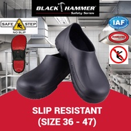 Black Hammer Safety Clogs BHC S077 Kasut Kitchen Kitchen Shoes Chef Shoes Hospital Shoe Blackhammer 