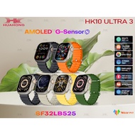 HK10 Ultra 3 AMOLED Smart Watch Men Women ChatGPT NFC Compass G-sensor Photo Album Heart Rate Sport 