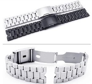 屯團百貨 - 銀色 22mm 不銹鋼錶鏈 Motorola MOTO 360專用錶帶 智能手錶代用錶帶 精緻不銹鋼實心錶鍊