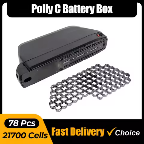 ChamRider Polly C Battery box 36V for 21700 Electric Bike 48V Battery Case 52V 10S8P 13S6P 14S5P