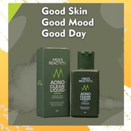 Mens Reaction Sabun Cair Pencerah Wajah Muka Pria Jerawat Flek Hitam MEN’SREACTION Acno Clean Liquid