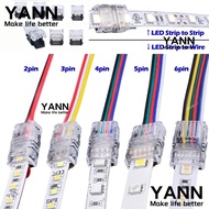 YANN LED Strips Connector 2pin 3pin for  RGBW RGBWW 3528 Electrical Light Wire Connection