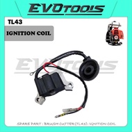SPARE PART(TL43) : IGNITION COIL PLUG COIL BRUSH CUTTER/COIL API MESIN RUMPUT TB43 TU43 TL43