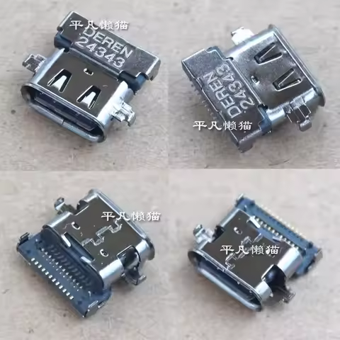 NEW DC Jack for LENOVO X280 T480S T490 T495 X390 Type-c Power Interface Charging Head Tail Plug