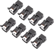 Fuel Injector Adapter Connector Kit Replacement for EV1 to USCAR EV6 & EV14 LS1 LS2 LS3 8pcs