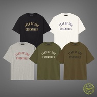 Essentials FW24 Jersey Crewneck Tee Oversize Short Sleeve Tshirt