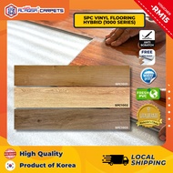 Aqsa Lantai SPC Klik Kalis Air 1000 Series 3.5MM - 4MM Percuma XPE Foam SPC Flooring Free XPE Foam C
