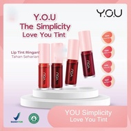 Y.O.U [NEW] You The Simplicity Love You Tint Original BPOM - Liptint by You Makeup