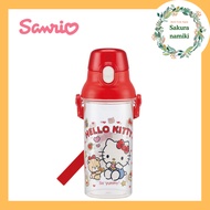 Skater Children's Water Bottle Clear Bottle 480ml Hello Kitty Cookie Sanrio Girls Made in Japan