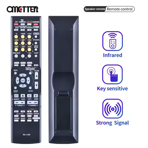New RC-1120 for Denon Remote Control AV Receiver Parts AVR-590 DHT590BA AVR-1610 AVR-1910 AVR1802 AV
