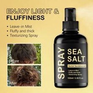 Sea Salt Volumizing Hair Spray, Natural Fluffy Sea Salt Spray, Creates Voluminous & Bouncy Texture, 