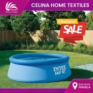 Celina CLEARANCE SALE  Intex Inflatable Round Swimming Pool 244cm x 76cm / 2.44m x 76cm