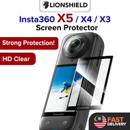 (MY) LionShield Insta360 X5 / X4 / X3 Screen Protector 9H Hardness Tempered Glass HD Clear