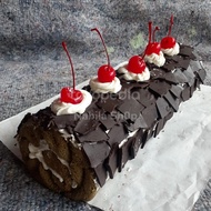 rollcake coklat meses bolu gulung coklat meses keju 27 cm