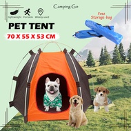 [CAMPINGGO] Portable Pet Tent Kennel Cat House Cat Cage Folding Cage Dog Cage Dog House Camping Sangkar Kucing Rumah 猫窝狗窝