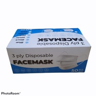 Masker 3 Ply Non Medis Disposable / Masker 3 Ply / Masker 3 Ply isi 50