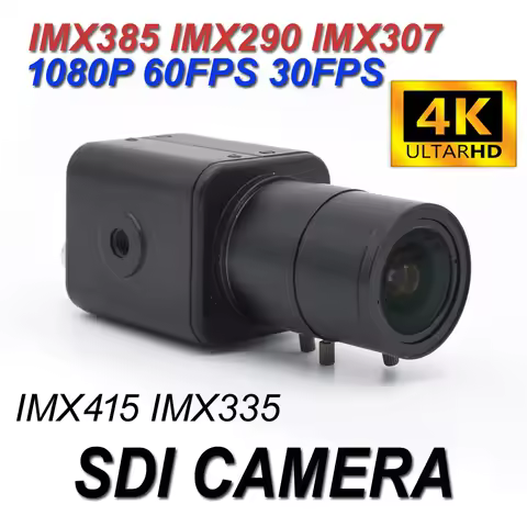 4K IMX385 IMX290 IMX307 Industrial CCTV HD-SDI EX-SDI 60FPS 8MP 5mp 1080P Security Mini Broadcast Bo