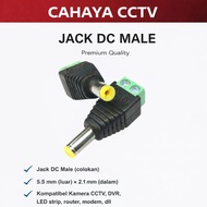 DC Jack Male Power CCTV Connector LED DVR Without Soldering Iron